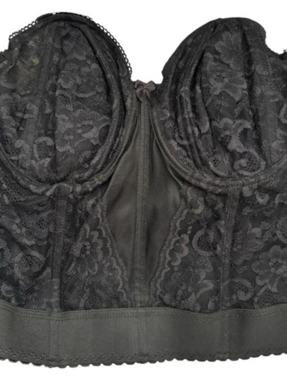 Goddess Guess Black Lace Bustier Bra